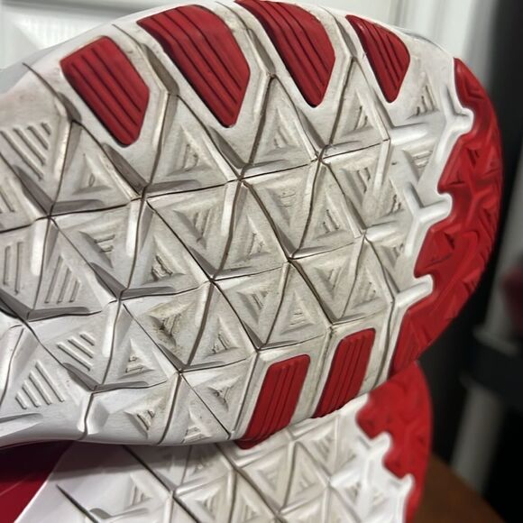 🔥🔥 NIKE Women's Free TR 6 Training Running Shoes White Red 833413-162 - GUC - Picture 12 of 16